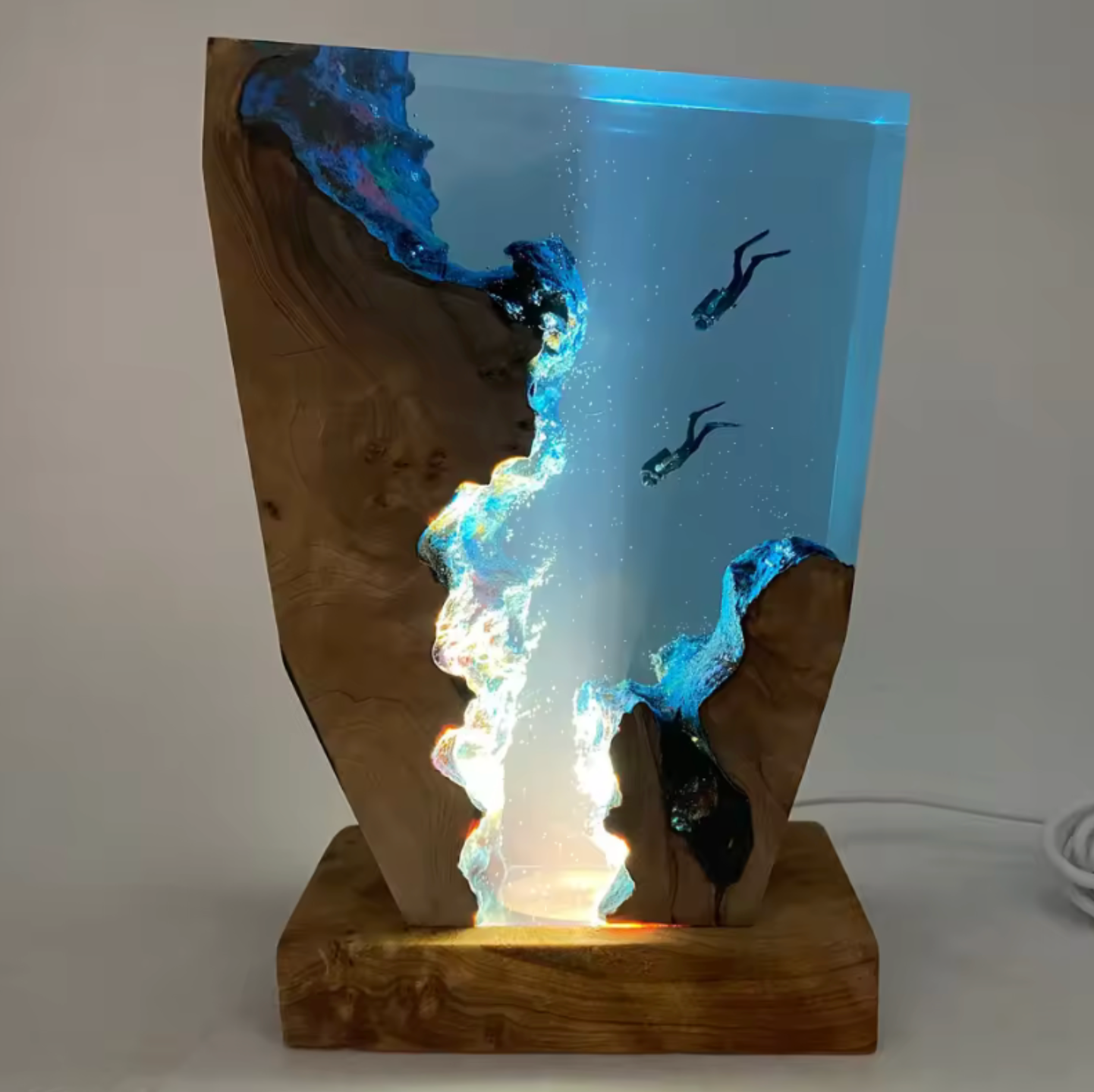 Ocean Resin Lamps