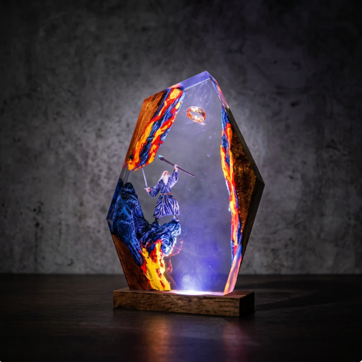 LOTR Resin Lamps