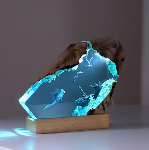 Ocean Resin Lamps