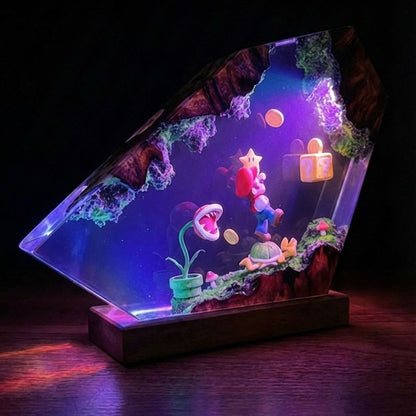 Super Mario Resin Lamp