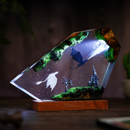 Toothless Resin Lamp