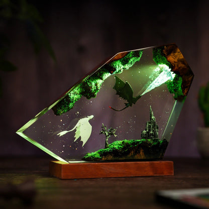 Toothless Resin Lamp
