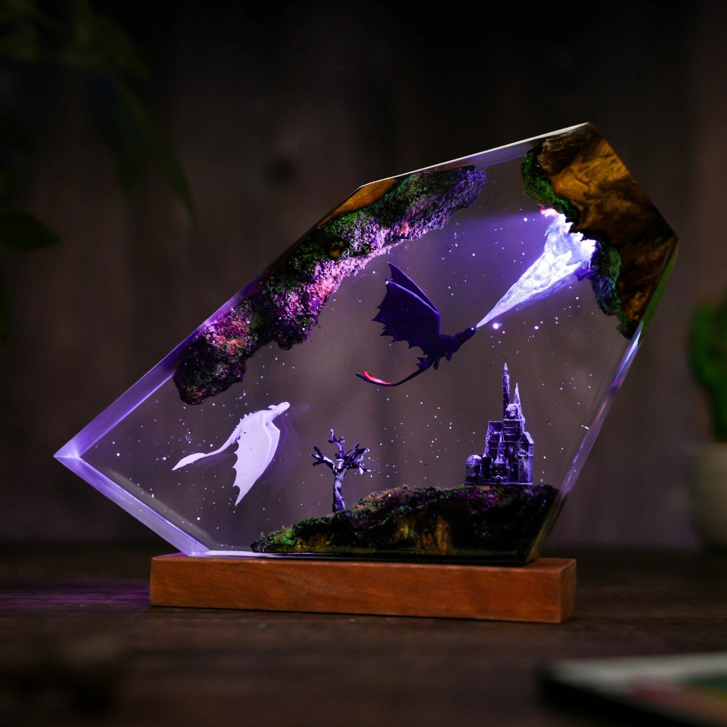 Toothless Resin Lamp